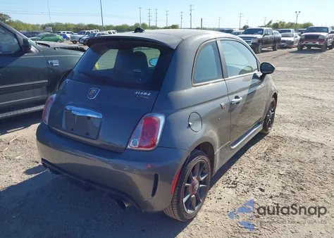 2013 Fiat 500 Abarth z USA, uszkodzony, nr VIN 3C3CFFFH2DT554570